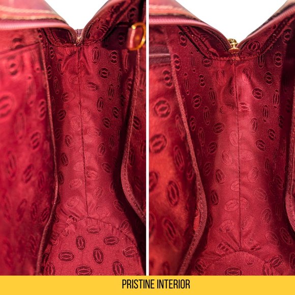 Cartier Must de Leather Shoulder Bag & Long Bi-Fold Leather Wallet DL205925 - Picture 12 of 16